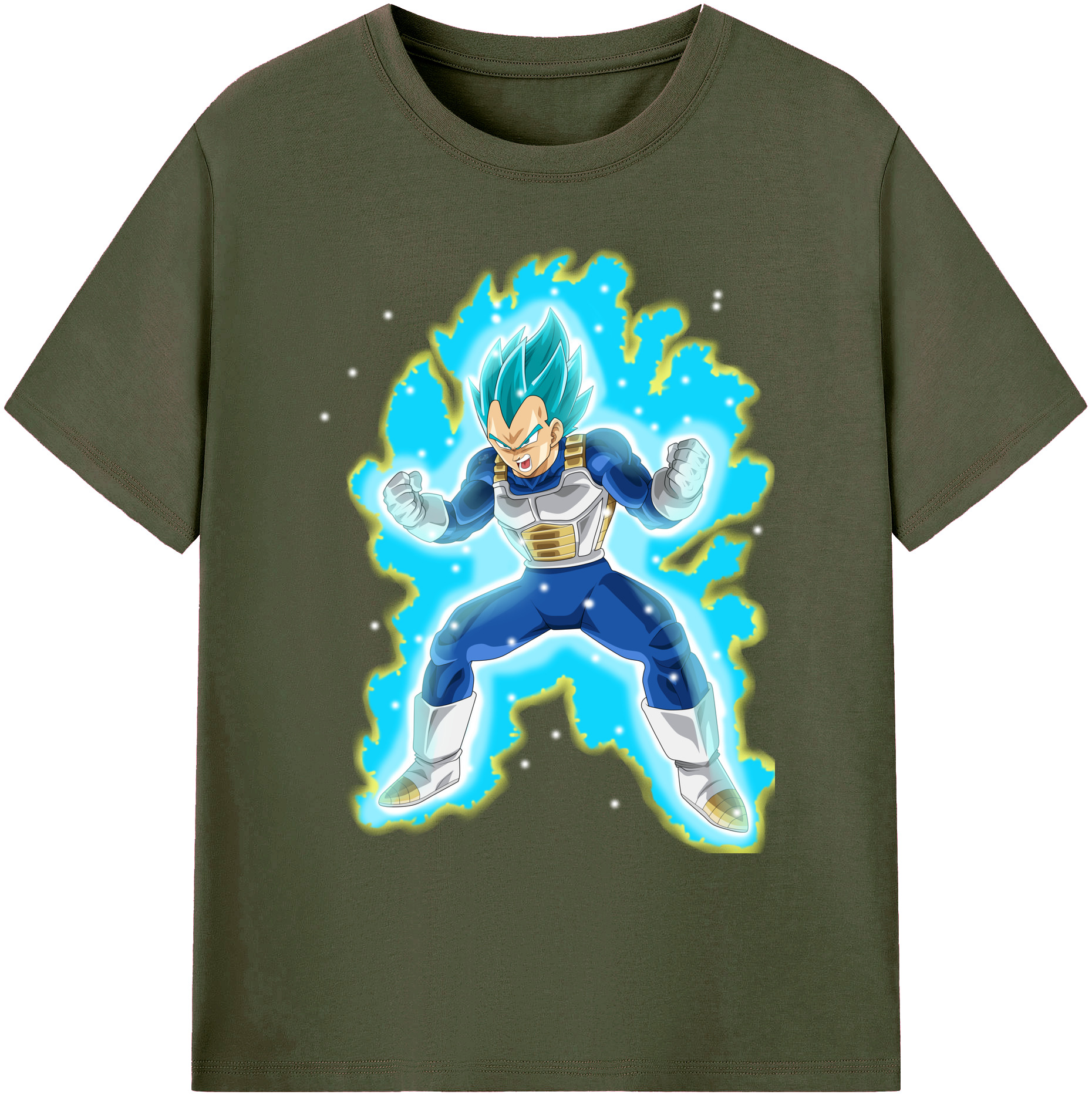 （画像用） ドラゴンボール ベジータ四世（Bejīta Yonsei）DRAGON BALL Vegeta IV 綿100％ メンズ半袖Tシャツ｜肌触りやわらか＆通気性